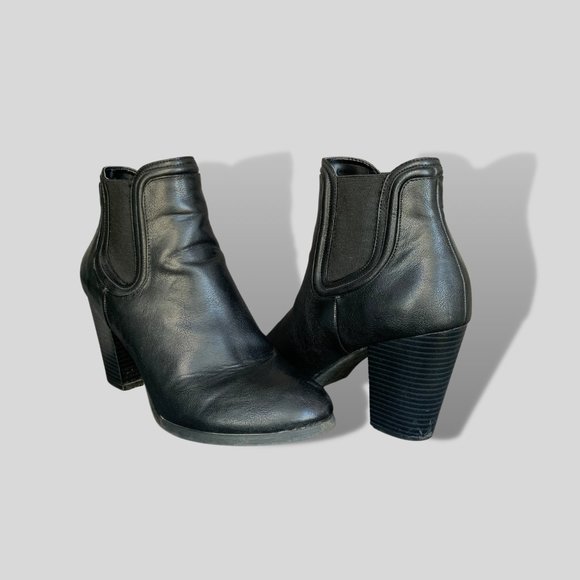 Faux Leather H&M Black Boots - Picture 1 of 3